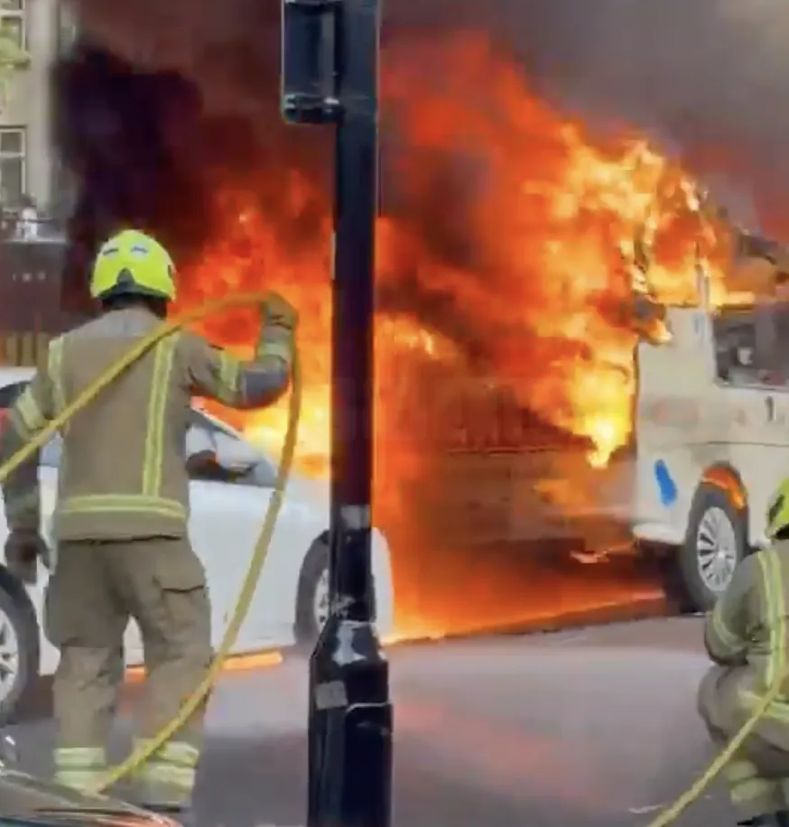 Ice Cream Van Destroyed in Blaze Near Little Ilford Park – Police Investigate as Community Rallies
