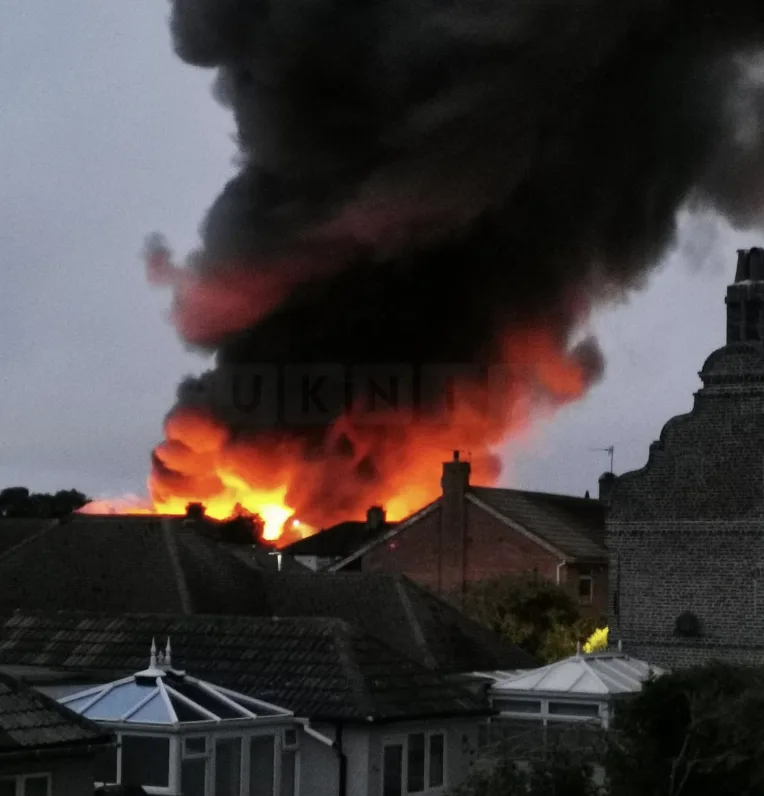Massive Industrial Fire Rages in Ramsgate: Residents Warned to Stay Clear Amid Smoke Hazards