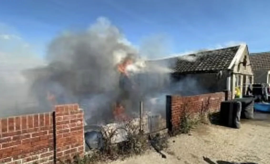 Blaze Rips Through Essex Homes in Jaywick: Ten Properties Damaged as Firefighters Battle Fierce Flames
