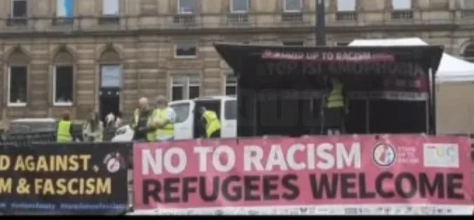 Thousands Rally in Glasgow’s George Square to Defeat Racism and Fight Hate