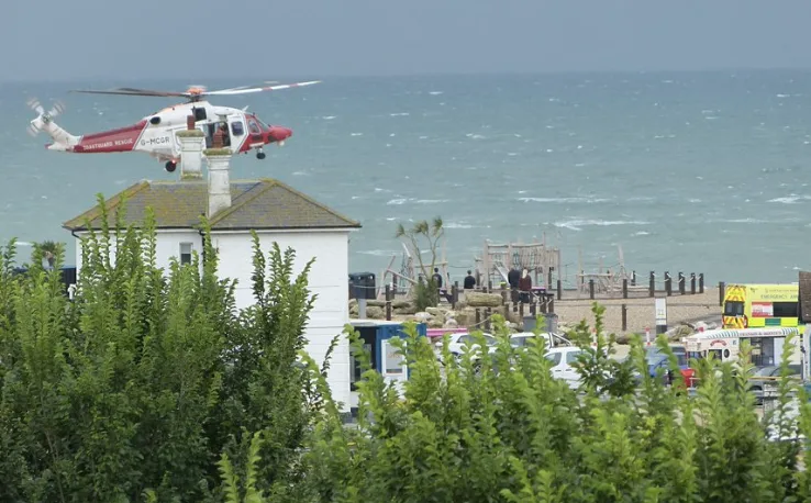 Emergency Services Respond to Incident Near Folkestone Pier