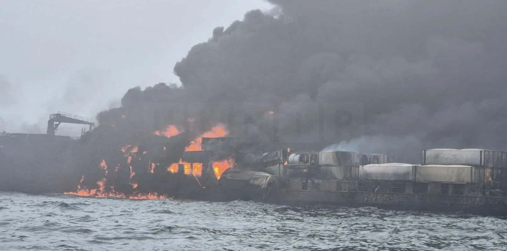 Blazing Oil Tanker After Cargo Ship Collision Off Humber Sparks Major Environmental Fears