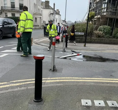 Car Crashes Through Safety Barriers Outside Hove School, Sparking Parent Fury