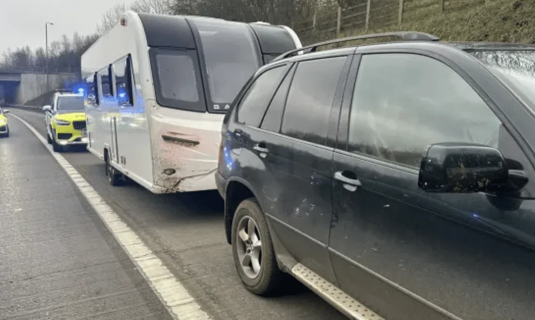 12-Year-Old on Run After Stealing BMW and Towing Caravan 40 Miles on A1(M)