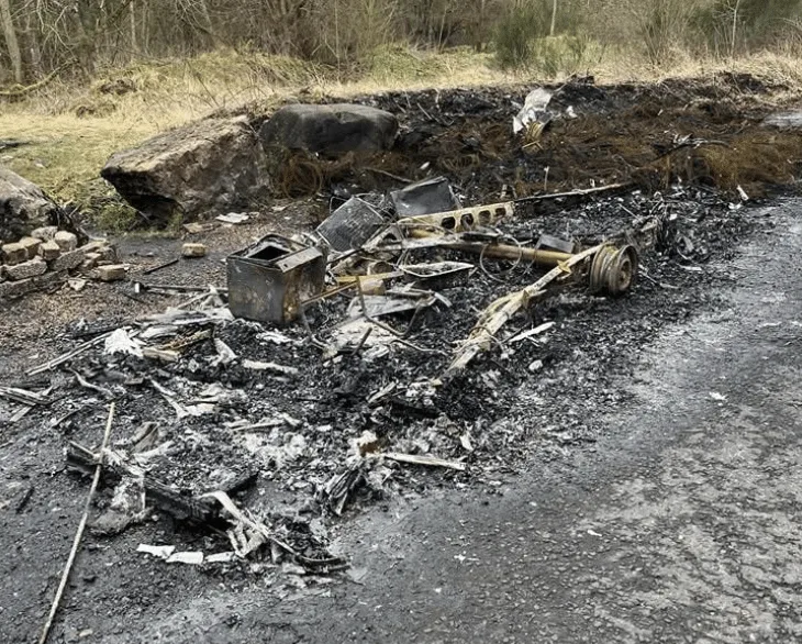 Arson Destroys Abandoned Kennoway Caravans After Council Delays Spark Fury