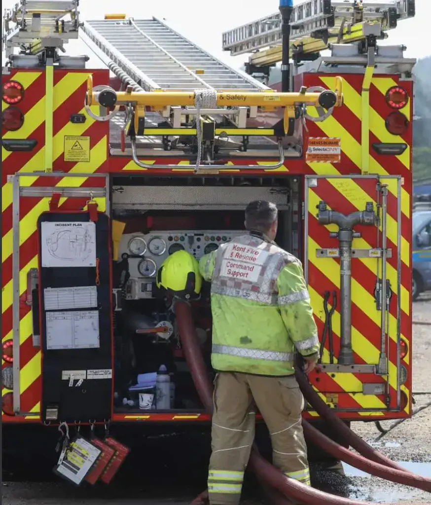 Grass Fire Near Maidstone Road Railway Sparks Emergency Response in Borough Green