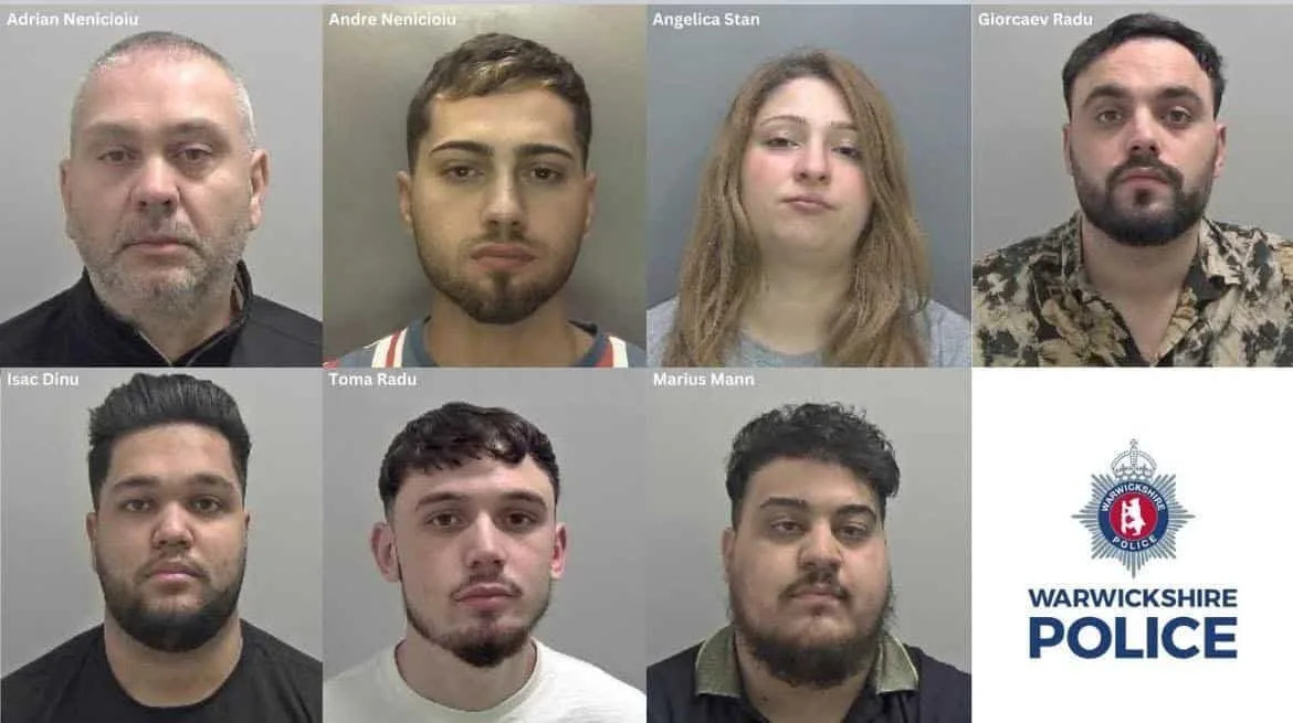 Eight Jailed for Nearly 30 Years After £820,000 Warwickshire Parcel Theft Ring Busted