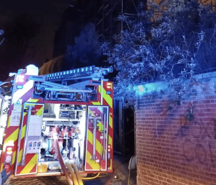 Hackney Flat Blaze: 70 Firefighters Tackle Fierce Flames, No Injuries Reported