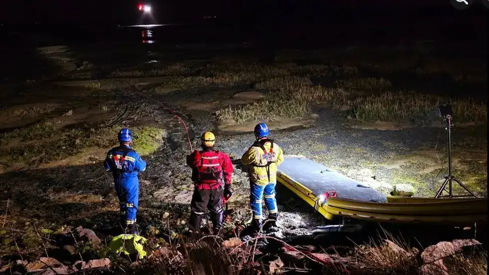 Three Rescued by Coastguard Helicopter After Getting Trapped in Mud Near Hayling Island