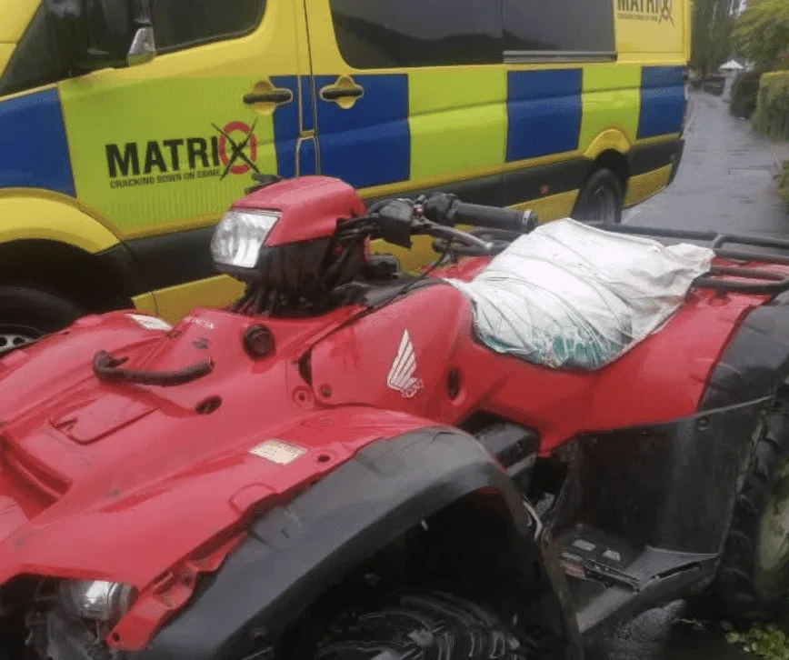 Thornaby Police Seize Quad Bike in Crackdown on Antisocial Riders