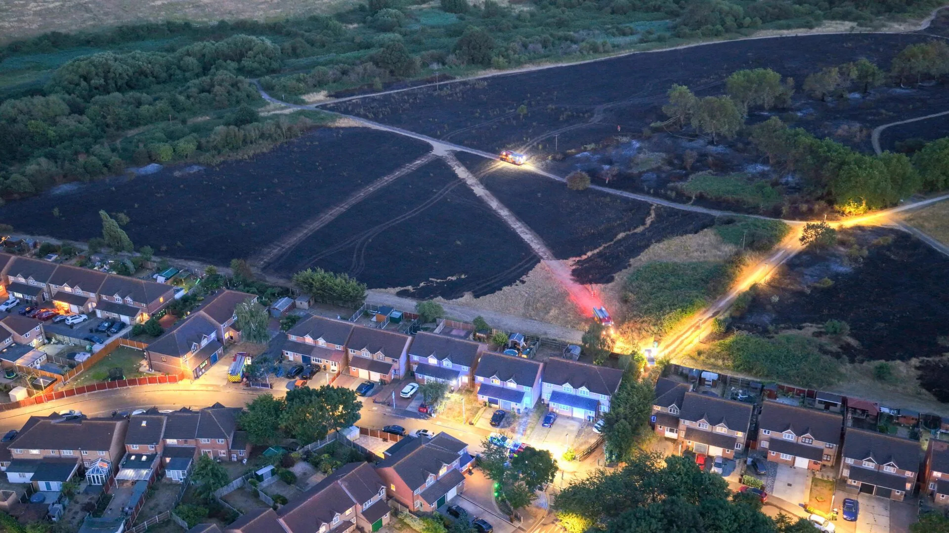‘East London Burning’: 250 Firefighters Battle Triple Wildfire Emergency Amid Heatwave