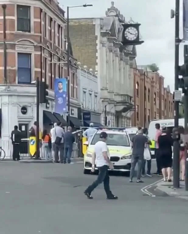 Emergency services called to man who has climbed up scaffolding two flights up