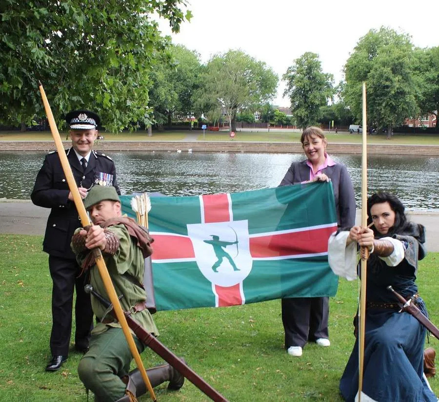 Nottinghamshire Day Marks Historic First with Flag Raising and Community Cheers