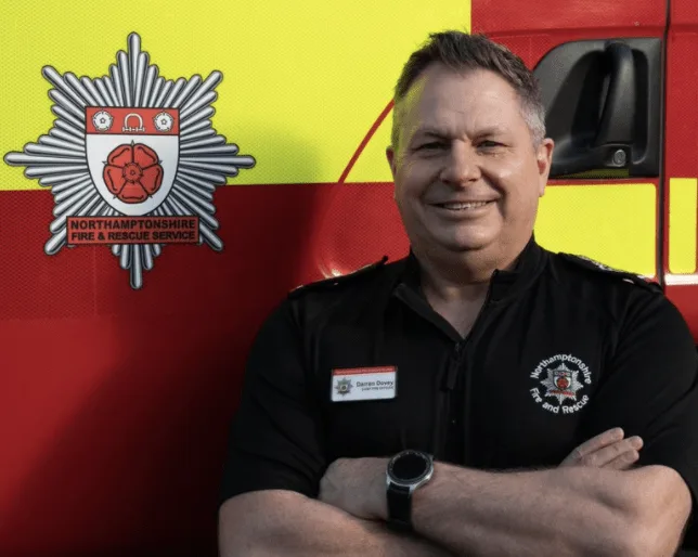 Northamptonshire Fire Chief Darren Dovey to Retire After Heroic Service and Pandemic Leadership