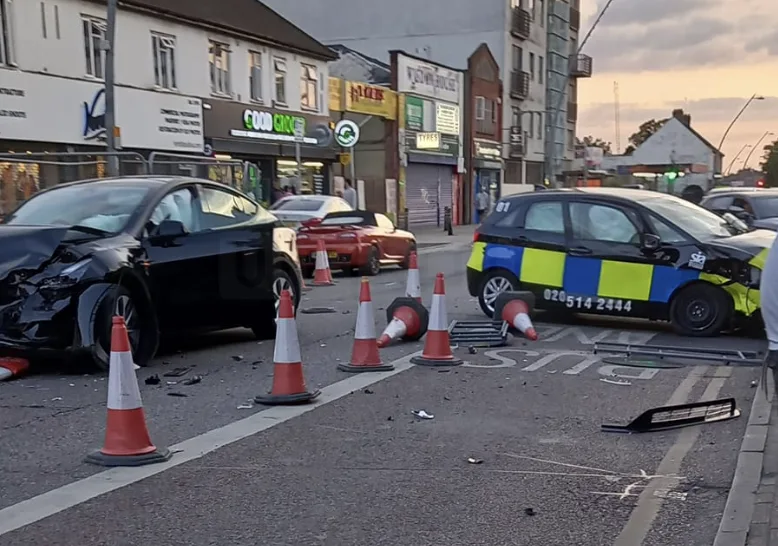 High Road, Chadwell Heath Shut After Serious Head-On Crash Sparks Traffic Chaos