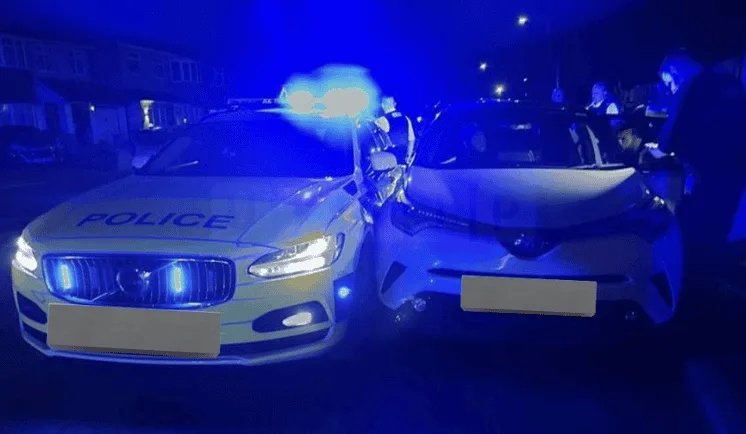 Kent Police Crack Down: Stolen Toyota with Cloned Plates Nipped in High-Speed TPAC Chase!