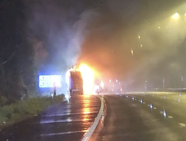 Fire Fury on the A2: Lorry Blaze Blocks Kent Eastbound Lane