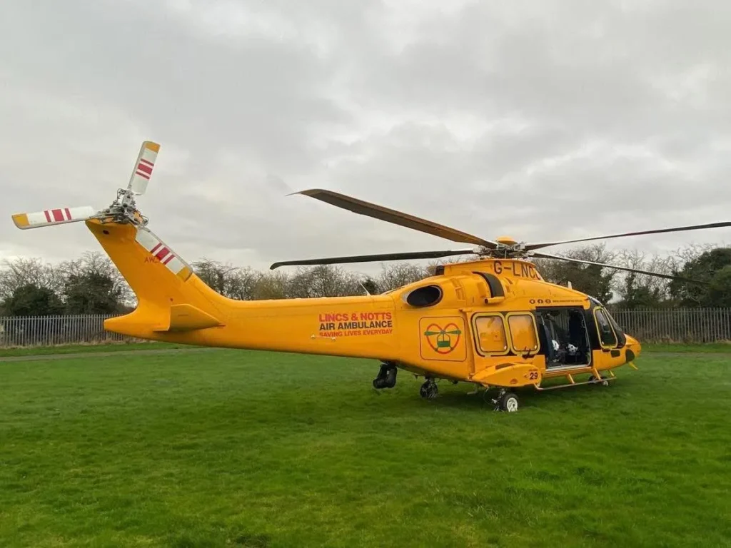 A16 Closed Both Ways After Single-Vehicle Crash – Major Delays and Air Ambulance Responds