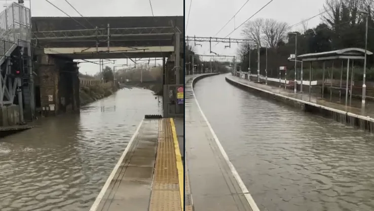 Water Main Burst Halts Trains Between Liverpool Street and Hertford East