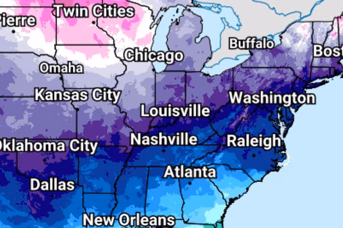 Deadly Snow Bomb Set to Slam Southern US: Chaos, Power Cuts & Killer Ice