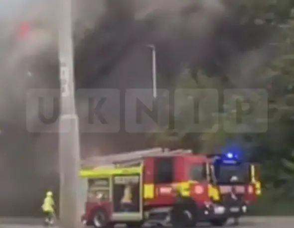 A406 North Circular Blaze Sparks Chaos, Hours-Long Westbound Traffic Gridlock