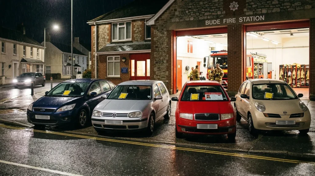 Firefighters Fined for Emergency Parking in Bude Blaze—Cornwall Council Sparks Outrage