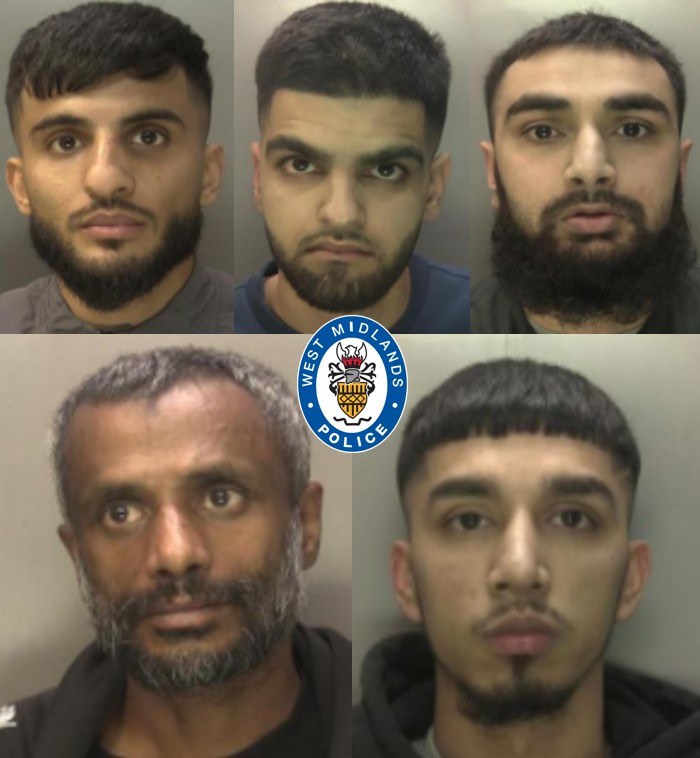 Five Sentenced in County Lines Drug Supply Crackdown Across Birmingham Network
