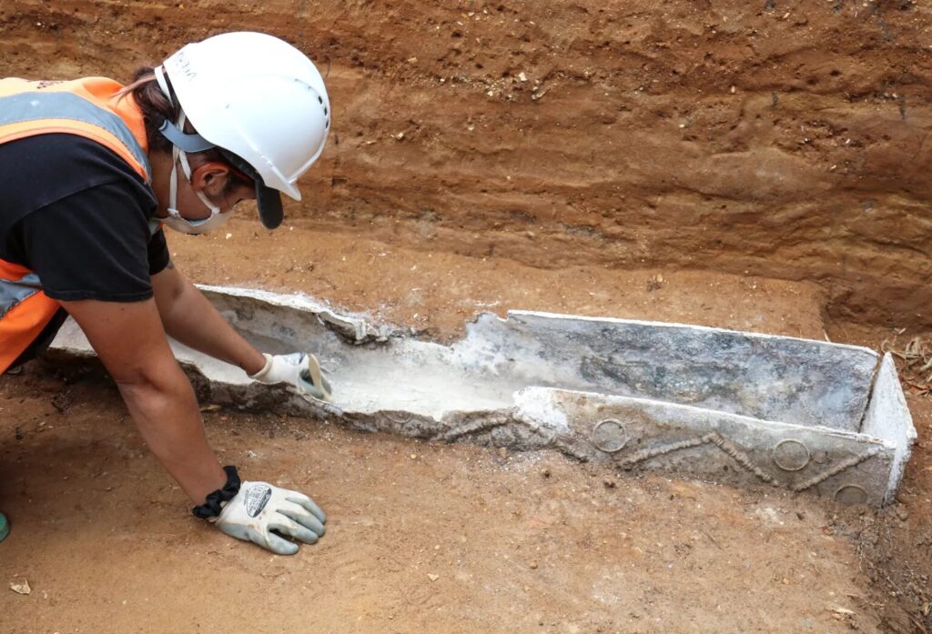 Roman Elite Woman Found in Lead Coffin Beneath Hospital Site