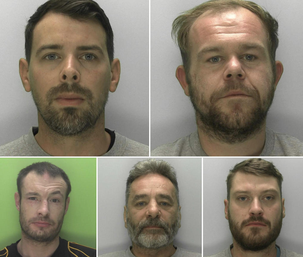 Five Men Sentenced Over £2M Cocaine Supply in Major Drug Bust