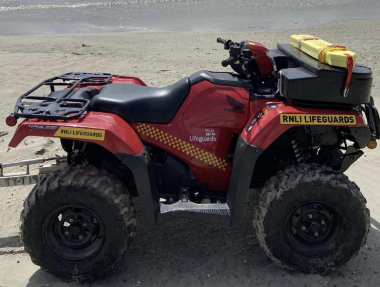 RNLI Quad Bike Stolen from Coastal Car Park – Police Issue Appeal