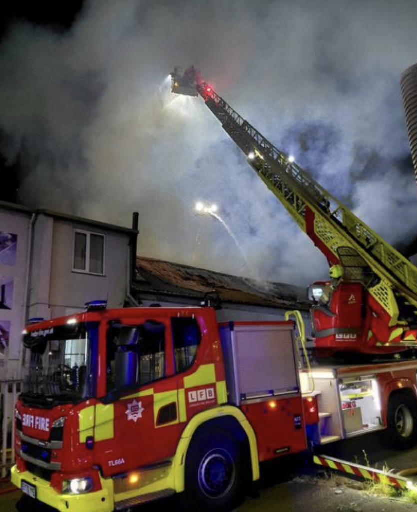 Significant Warehouse Blaze Near North Circular Prompts London Fire Brigade Action