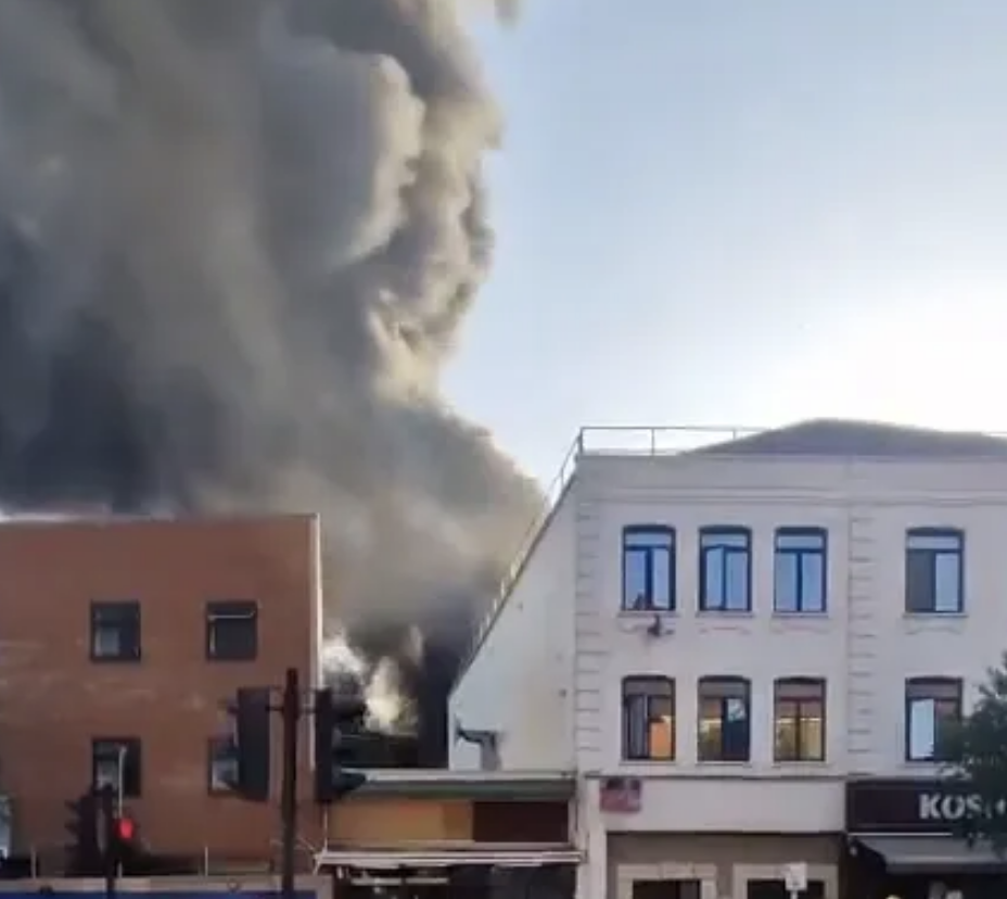 15 Fire Engines Rush to Tackle Blaze Behind Local Kosher Supermarket