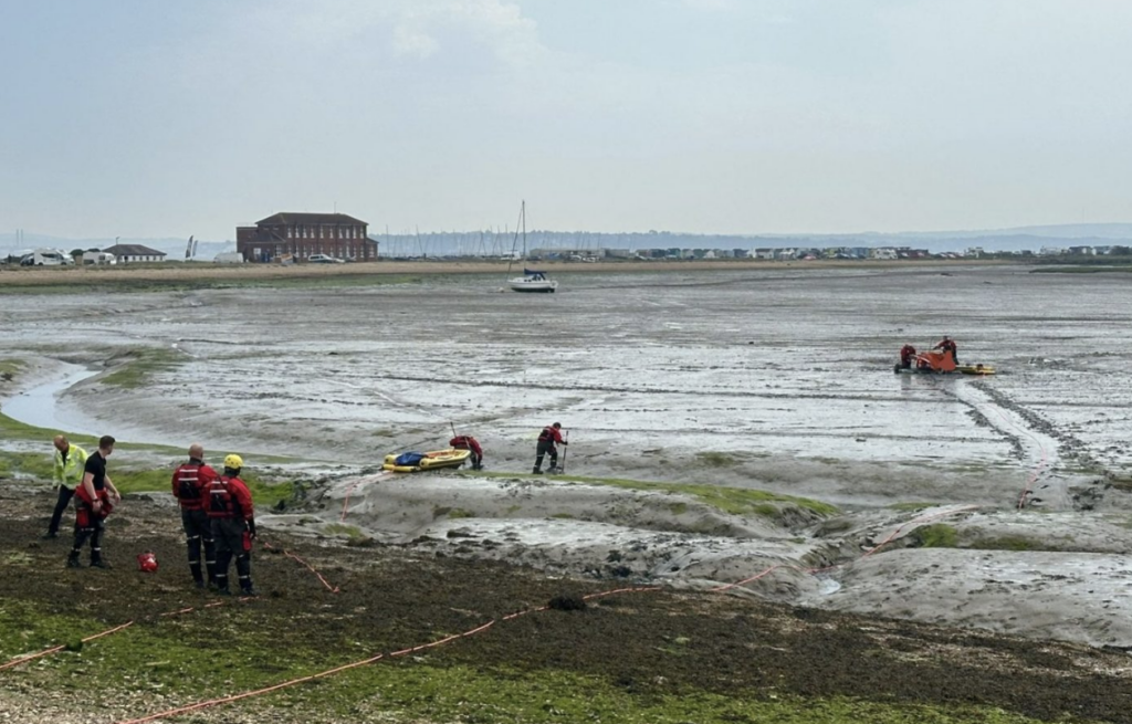 Five Paddleboarders Rescued from Mud in Coordinated Multi-Agency Operation