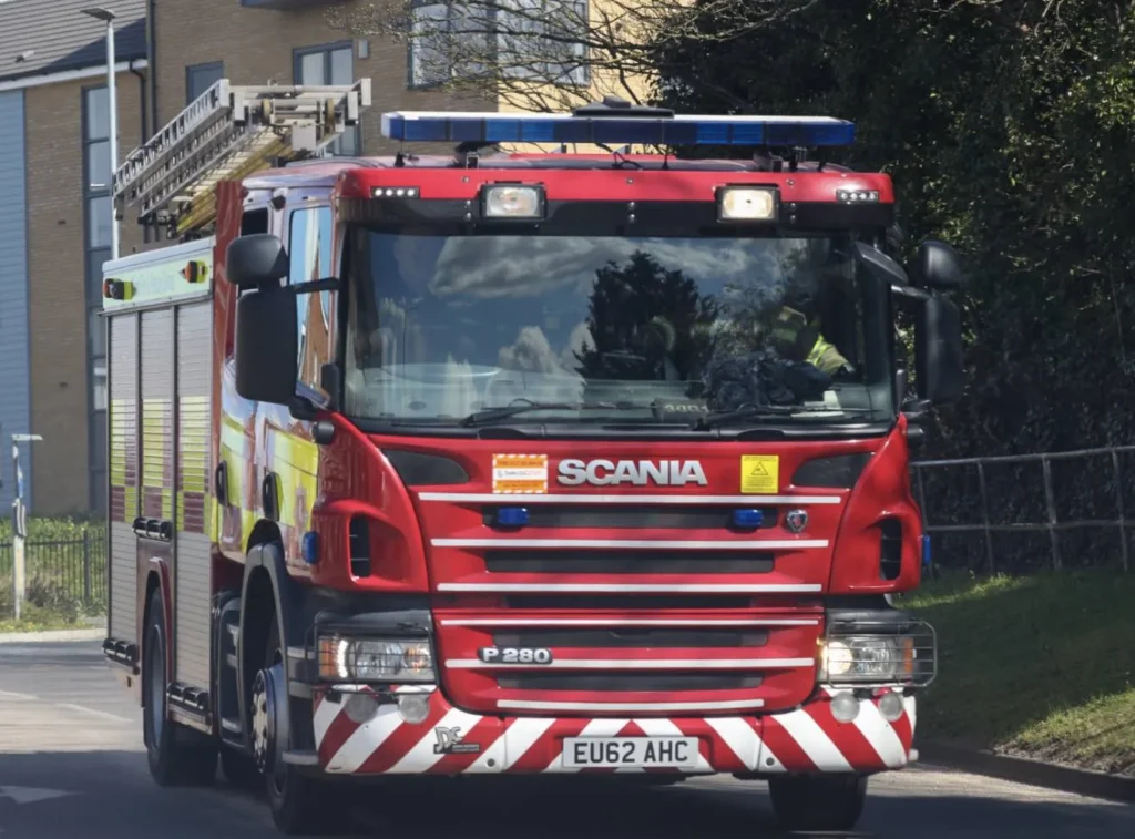 Kent Fire Service Tackles House Fire in Bearsted Near Maidstone