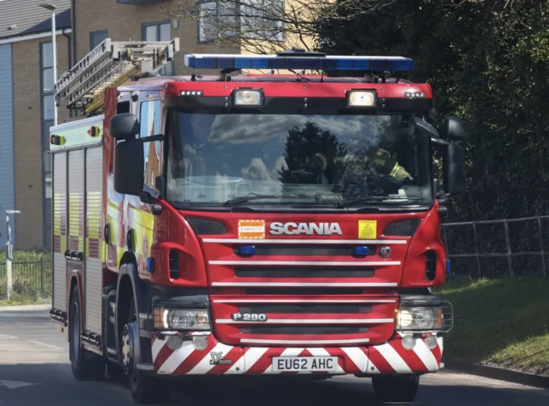 Kent Fire Service Tackles House Fire in Bearsted Near Maidstone