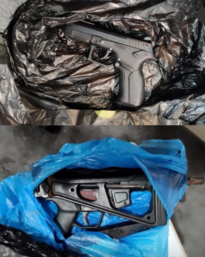 Illegal Submachine Gun and Pistol Seized by Police in Brinnington