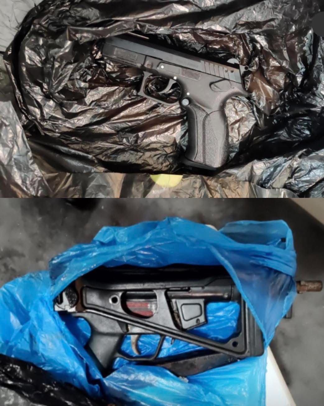 Illegal Submachine Gun and Pistol Seized by Police in Brinnington