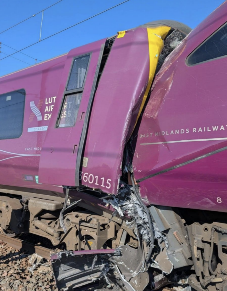 Significant Rail Disruption as Two Passenger Trains Collide Near Bedford