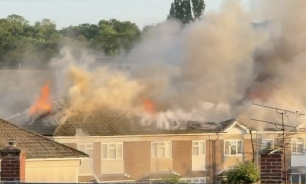 Major Fire Destroys Eight Homes in Rookyards Vange as Emergency Services Rush to Scene