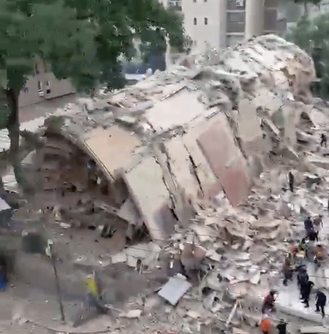 7.1 Magnitude Earthquake Hits Caracas Triggering Building Collapse