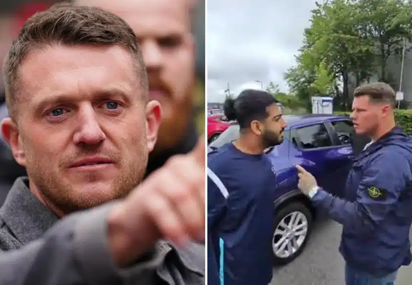 Tommy Robinson Accuses Ryan Ferguson of Racism Over Birmingham Car Park Video
