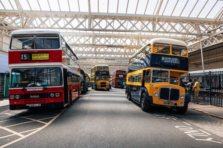 Classic Vintage Buses Make a Comeback on Annual Running Day