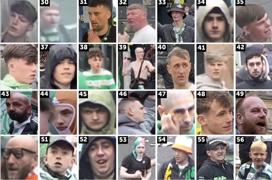 Police Hunt 56 Suspects After Celtic Title Celebrations Descend Into Violence in Glasgow
