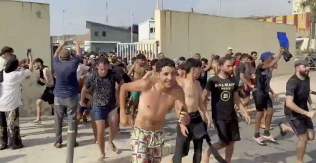 Thousands of Migrants Flood Into Spanish Enclave of Ceuta as Humanitarian Crisis Unfolds
