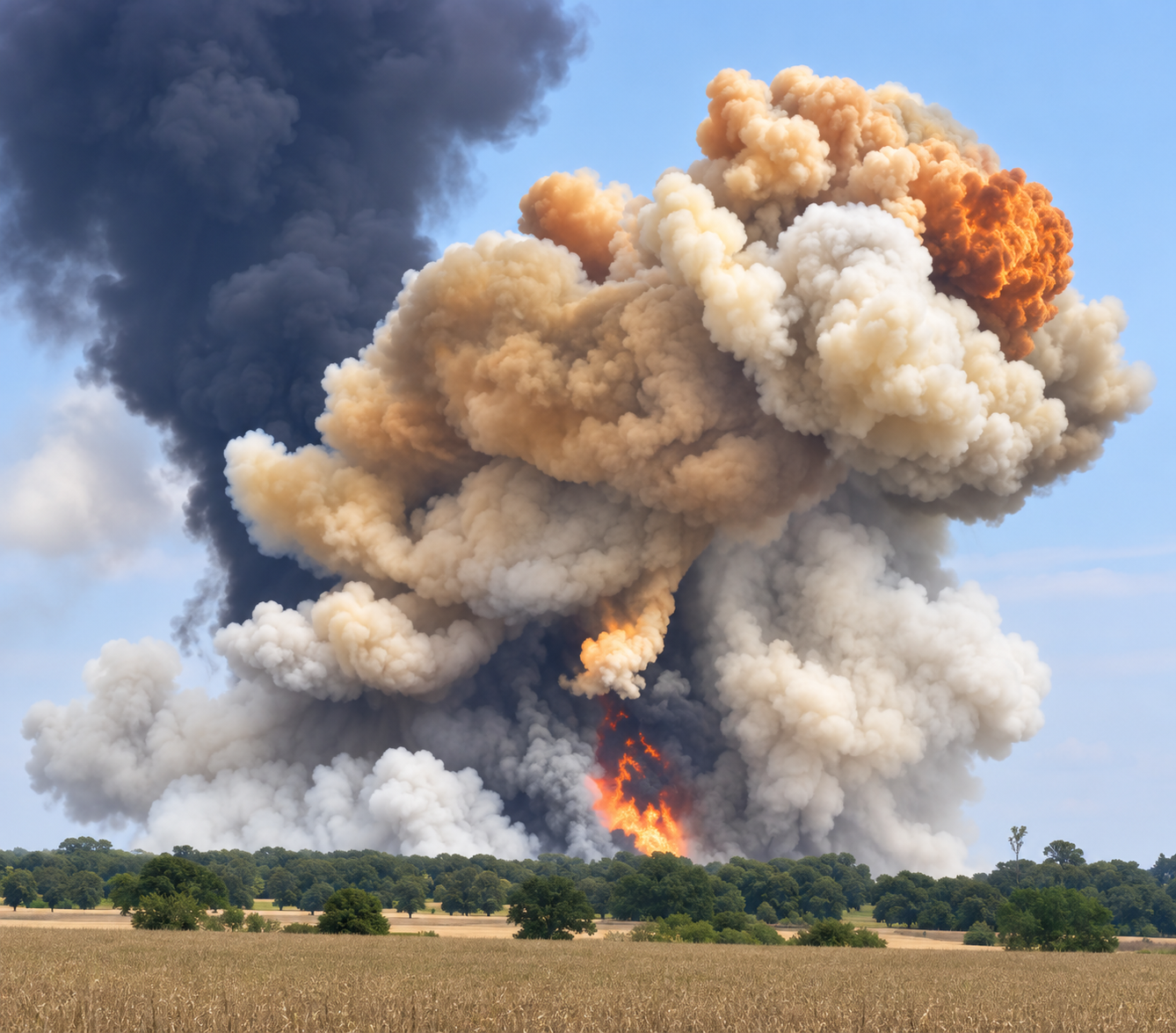 Huge Explosion Rocks Essex as Massive Industrial Fire Sends Smoke Billowing Across County