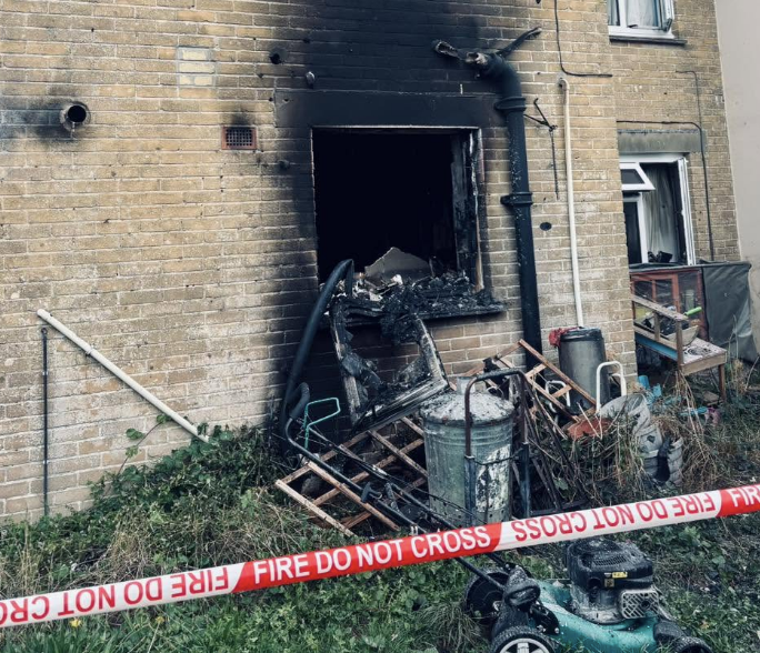 Tumble dryer fire spreads through home as crews battle blaze in West Knighton