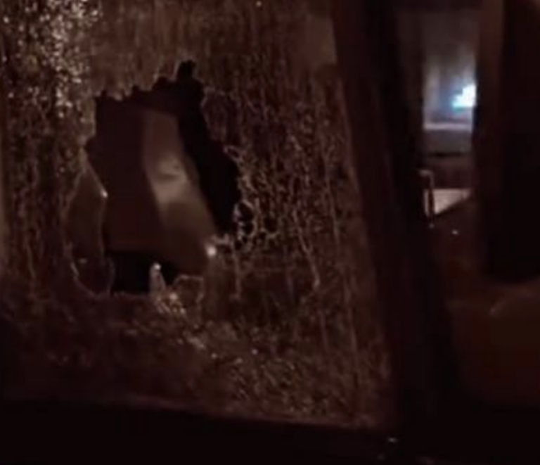 Police investigate after two coaches vandalised at M27 services